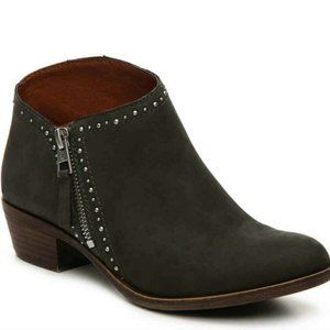 NEW Lucky Brand Benna Bootie, Black Ankle Boots, 6